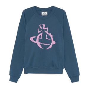 [국내배송] 비비안웨스트우드 스텐실 남여공용 맨투맨 3I01000Z J006O K419