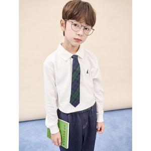 [빈폴키즈] [Essential] 피케 칼라 긴팔 티셔츠  아이보리 (BI5841UE30)