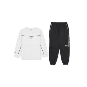 M MLB키즈트레이닝세트 TQK 7AS1R0144-50WHS 데일리 아웃도어 티셔츠 셋업 뉴욕양키스