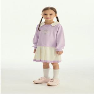 [베네통 키즈] D플리츠피케원피스 QAOP01541LV