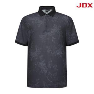 JDX HC03 남성 플라워패턴 요꼬에리 티셔츠 X2TSW2555