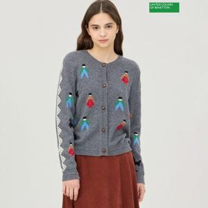 [베네통] 사람 인타샤 니트 가디건 BAKCA4561