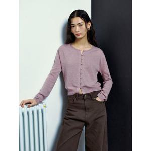 (11595ALY4T) [에잇세컨즈] 버튼 카디건  라벤더