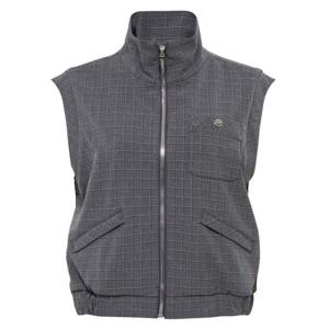 [와이드앵글]여성 CO 엘레강스 자카드 하이넥 베스트 WWU25671MK