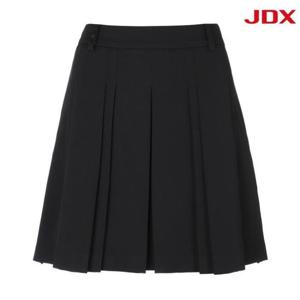 JDX 세이브존07 여성 이중지플리츠 큐롯 X1PQV7772-BK