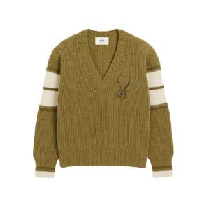 AMI Paris 컬리지 울 스웨터 H25UKS823KN0111