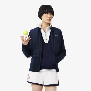 라코스테 공식 여성 테니스 헤리티지 스웨터 하이브리드 블루종 BF4556-55N 166