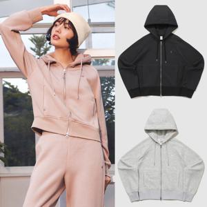 [르꼬끄][나나 착용] 여성 루즈핏 모달 멜로우 후드 집업 QQ422OFTO1