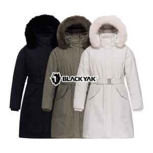 블랙야크 여성 히마 WSP 다운자켓 구스다운 고어텍스 폭스퍼 롱패딩 1BYPAWU502