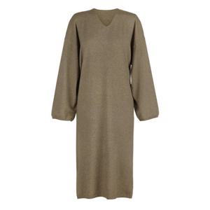 [파슨스] Side.Slit Knit Dress_Brown    [PW5Q9NO01]