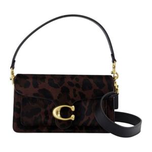 코치 태비 26 시어링 플랩 숄더 백 CCC03 B4YDV B4 DARK LEOPAR