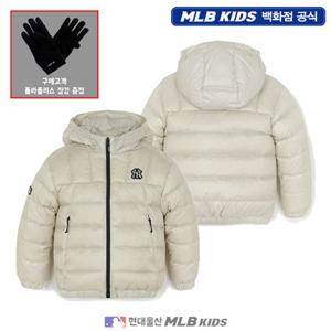 [MLB키즈US] (7ADJB0256-50CRD) [플리스장갑증정] 아웃도어 에어쉘 립스탑 경량 덕다운 아동패딩 키즈패딩