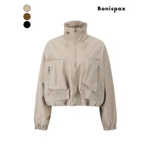 [보니스팍스]멀티포켓 크롭 하이넥 점퍼 (XP9JP007M0)