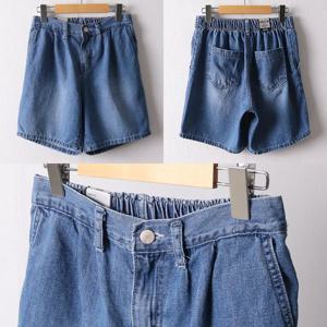 [나야홍]빅사이즈 504 크래커워싱5부반바지 DLOD599