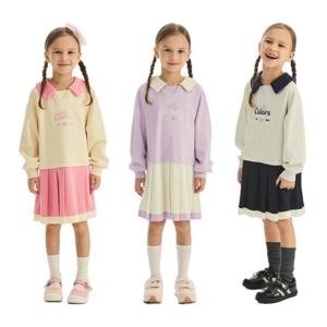 [베네통키즈]5FW-플리츠 피케 원피스 외 5종 택1/(QAOP01541,QAOP26461)