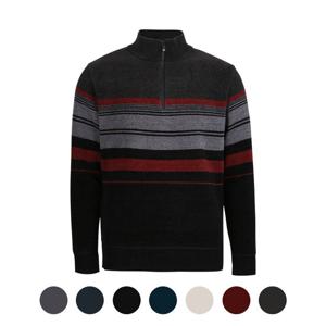 [파파브로] 남성 고급스러운 패턴 겨울 반집업 니트 DO-KN-01,2,3,4,5,6,7