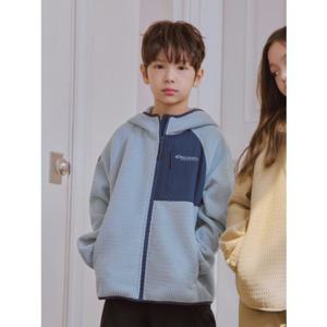 [디스커버리키즈US] (DKSS71056-EGS) 키즈 자카드 플리스 미드레이어 자켓