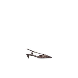 펜디 펜디 레오파드 샌들힐 2271098