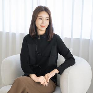 엄마옷 마담4060 셔링넥반집업티셔츠 여성 데일리 -ZTE2510038-