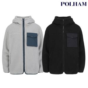 폴햄  남성 덤블 플리스 후드 집업 자켓(PHE4TC1730)