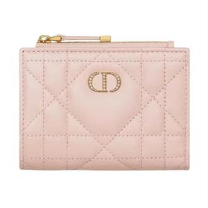 디올 크리스탈 장식 Dior Caro Dahlia 지갑 S4208UHNN_M413