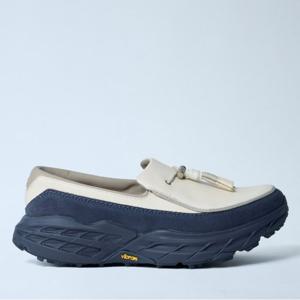 25 FW 호카 U Speed 유 스피드 태슬 스트링 비브람 트랙솔 로퍼 아이보리 1162170 BHRC