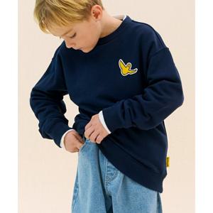 [마크곤잘레스 키즈]엔젤 부클 맨투맨-네이비 (MG51TM01NA)_IC