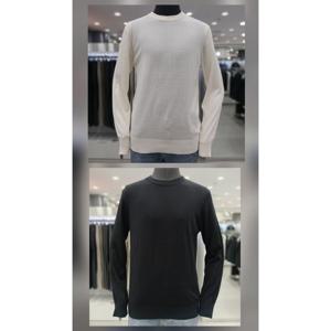 [앤드지]25 F/W 모 실크 혼방 긴팔니트 2종 HZF3ER1201_GN