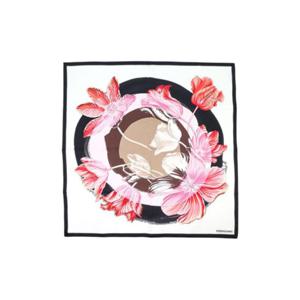 페라가모 플라워 프린트 실크 스카프 멀티 310143-762778