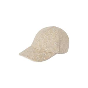 구찌 홀스빗 GG 데님 베이스볼 햇 베이지 화이트 836224-3HBDF-9577