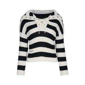 CHRISTIAN DIOR MAGLIA MARINIERE LACCI DAVANTI 524S13A7025 0883