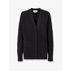 [FENDI] 라프리마 여성 니트웨어 울 앤 캐시미어 가디건 FZE549 AYM0F0GME 블랙 /12