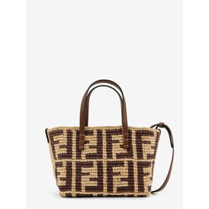 [FENDI] 라프리마 여성 크로스바디 백 라피아 미니 롤 숄더 8BS096 AS3BF1PII 베이지 /12