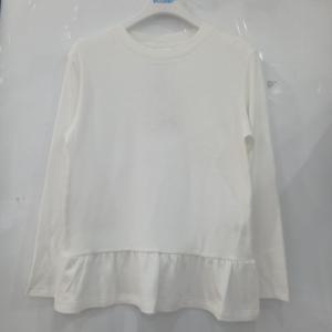 [에꼴리에][모다부평]프릴 밑단 속피치 라운드티/25RT452WT_BP