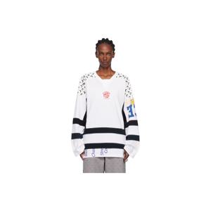 마린세르 티셔츠 리사이클 그래픽 저지 LS 하키 티셔츠 252020F110062