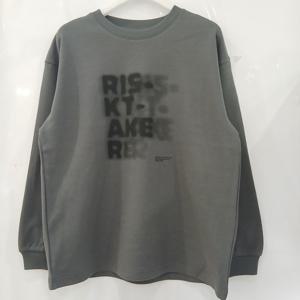[에꼴리에][모다부평]블러 레터링 특양면 라운드티/25D0436CH_BP