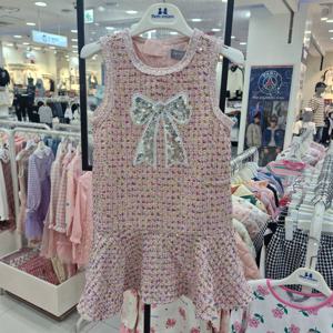 [탈렌트키즈](모다진주)쁘띠앙팡 모리리본퐁원피스 PCV55GOP123_