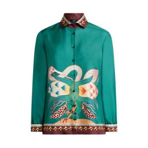 25 FW 에트로 아트 프린트 실크 셔츠 WRIA0019AKD24 TP443769097