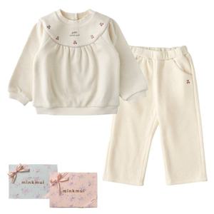 M밍크뮤D 25FW (IV)퓨어체리스웨트셔츠 와이드골팬츠 상하복 (35C1533408A)