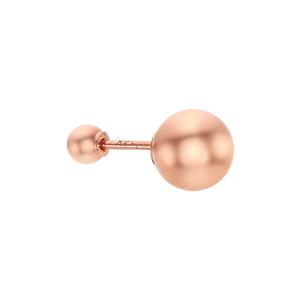 미니골드 14K 금볼 6mm 피어싱(레드) ENOM4067