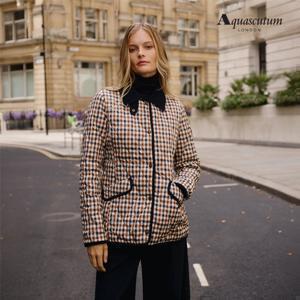 아쿠아스큐텀 25FW 헝가리 구스 퀼팅 다운 재킷 (여성용)