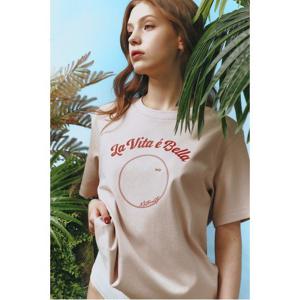 [메트로시티] 라비타벨라 그림 반팔 티셔츠 M243CT0912P