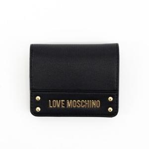 모스키노 로고 스터드 2단 반지갑 JC5703PP1ILD0 000