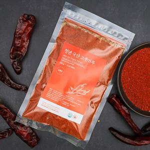 [전라도청년] 청년 국산 고춧가루 (굵은가루) 250g 보통맛
