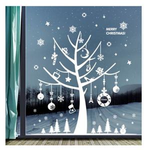 크리스마스 겨울X-MAS 스티커 소원 하얀나무 FDX-2201