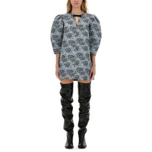 가니 여성 블루 미니 드레스 W0040_628