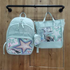 [지프키즈]저학년 데이드리머 반짝이 백팩 보조가방세트 KQ0GAF0