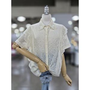 [수스]수스 레이스카라 블라우스 S242BBL553
