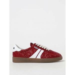[MSGM] 라프리마 여성 스니커즈 레트로 인 글리터 패브릭 앤 synthetic 레더 3541MDS021587 18 레드 /6