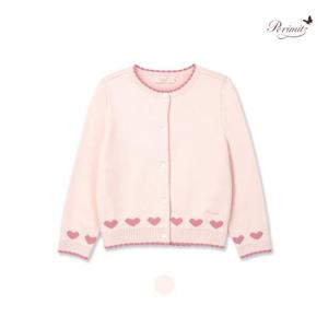 더센트럴 페리미츠 TC01 하트 자카드 가디건 P2511K451